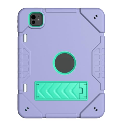 Coque antichoc iPad Pro 11 M4 2024 avec rangement crayon violet