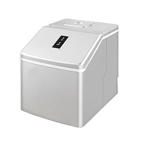 ywewsq Eismaschine Arbeitsplatte, 33lbs/24h tragbarer kompakter Eiswürfelbereiter 3 Dicken 24 Stück Eiswürfel in 15…