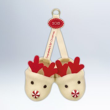 Hallmark Adorno de recuerdo Grandbabys 1st Christmas 2012