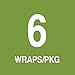 NewGem Apple Kale Sandwich Wraps, Gluten Free, Paleo, Keto Friendly, Low Calorie, Bread Alternative, Low Carb Tortilla Wraps, (Pack of 1)