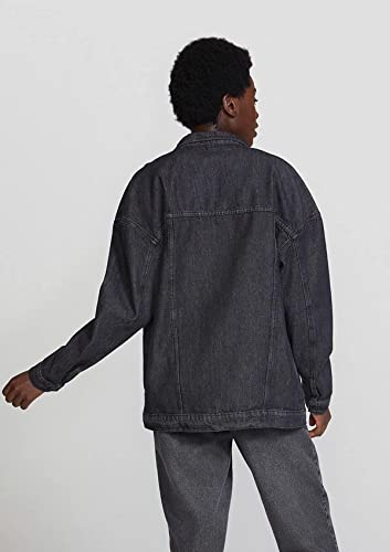 Jaqueta Jeans Feminina Oversized - Preto G