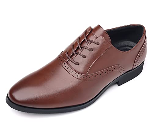 Chaussures de Ville PPXID : Derby en Cuir Élégant pour Mariage et Business