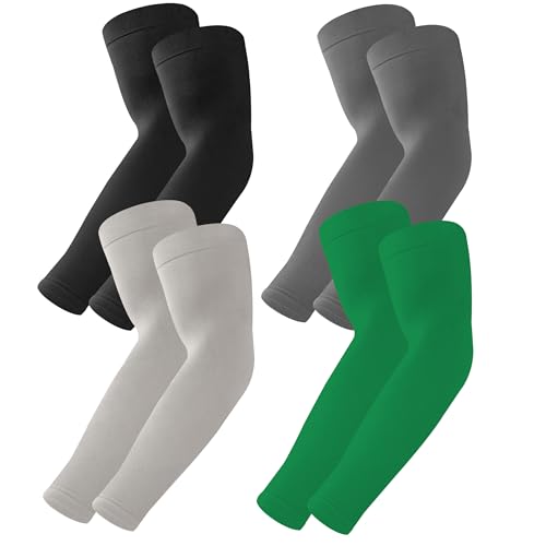 Image of BHYTAKI UV Sun Protection Arm Sleeves, UPF 50 Sports Cooling Arm Compression Sleeves for Men Women Teenager