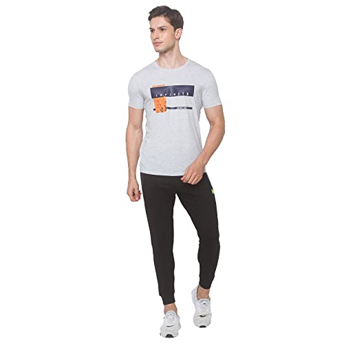 Image of Spykar Men's Slim Fit Track Pants