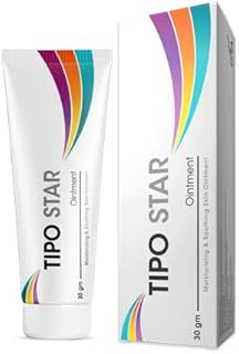 TIPO STAR Healing and Regenerating Ointment for Burns, Wounds, Skin Repair with Natural Oils, Herbal Extracts, Vitamin E, Aloe Vera