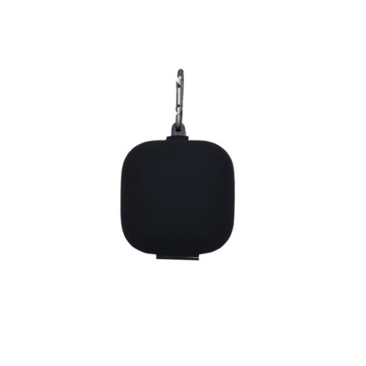 DOITOOL 3piezas Caja De Protección para Auriculares Inalámbricos Diseño De Hebilla De Metal Estuche De Almacenamiento para Headset Pro Funda De Silicona Antigolpes Negro
