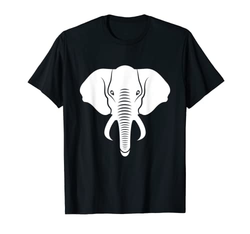 Divertido Elefante Amor Animales Salvajes Blanco Selva Arte Humor Lindo Camiseta