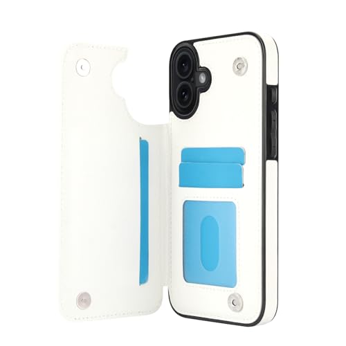 Étui cuir PU blanc pour iPhone 17 Air finition premium et design fin