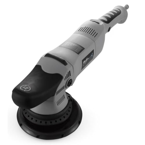AutoFullCar - Polisseuse orbitale Pro FullCarX - Excentricité 21 mm - Puissance 810 W - 6 vitesses variables - 1000 tr/min - 4 800 tr/min - Base 150 mm - Manche démontable/manche latéral - Câble