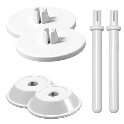 6 Pcs Spool Pin and Cap Set Sewing Machine Replacement Parts with Small Large Spool Covers Vertical Thread Holder Compatible with Janome Singer Viking (Set 2)