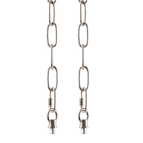 Image of Giluta Pendant Light Fixture Chain Heavy Duty 15 Feet Chandelier Chain Hanging Chain for Fruit Basket Lantern Plant Supports to 65 lbs Maximum Weight