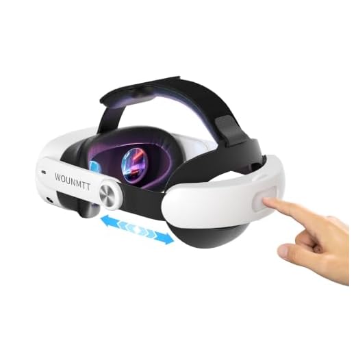 WOUNMTT Head Strap for Oculus Meta Quest 3S Quest 3, Fashion Adjustable Comfort Enhanced Support VR Headset Accessories Strap No Battery Reduce Facial Stress and Gaming Immersion