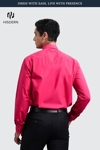 Image of HISDERN Mens Dress Shirt with Tie Pocket Square Set Classic Button Down Shirt Matching Tie Long Sleeve Shirts