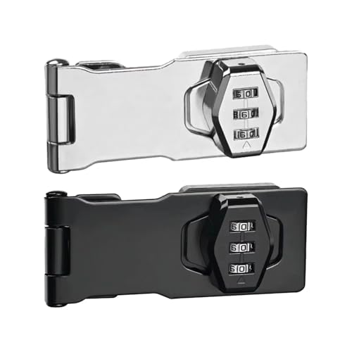 Serrure à combinaison noire de 5 pouces pour porte d'armoire - 3