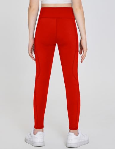 Zaclotre Leggings atléticas para meninas com 4 bolsos de cintura alta para treino e ioga para corrid