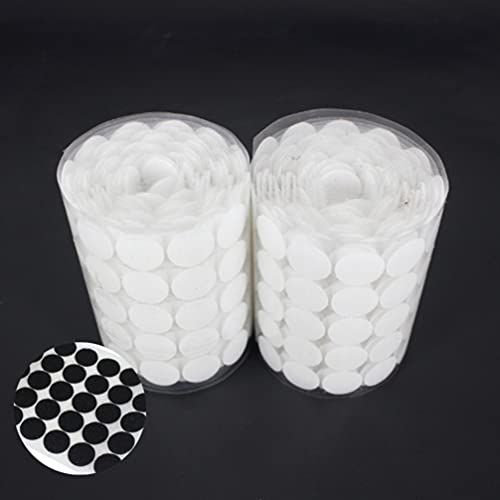 TOYANDONA 600 peças de moedas adesivas brancas com pontos adesivos, fita adesiva com pontos adesivos