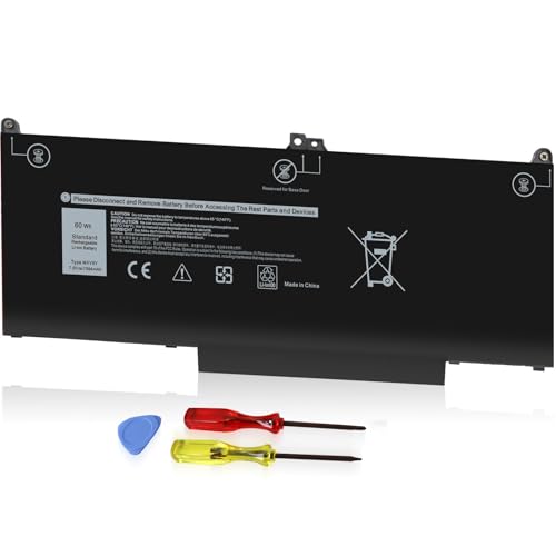 Emanjor 60Wh Replacement Laptop Battery for Dell 5300/5310 2-in-1