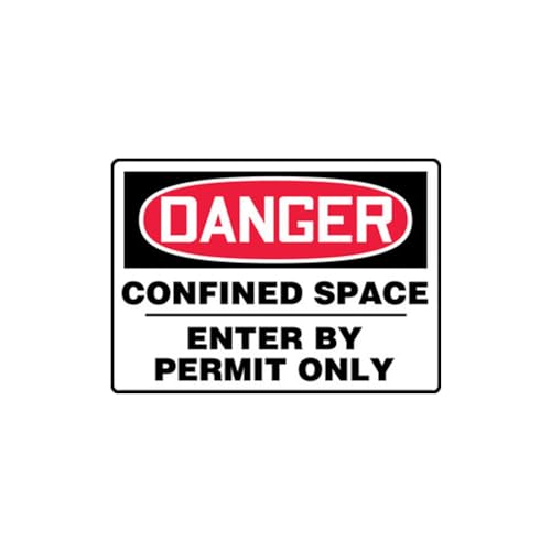 Signalisation Confined Space danger Accu-Shield MCSP001XP 10x14