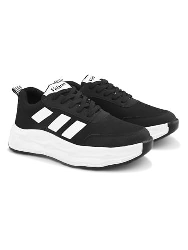 Image of Black Casual Sneakers for Men(AVR25)