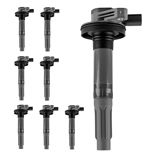 PHILTOP UF622 Ignition Coil Pack, Set of 8 Compatible with F150 2011