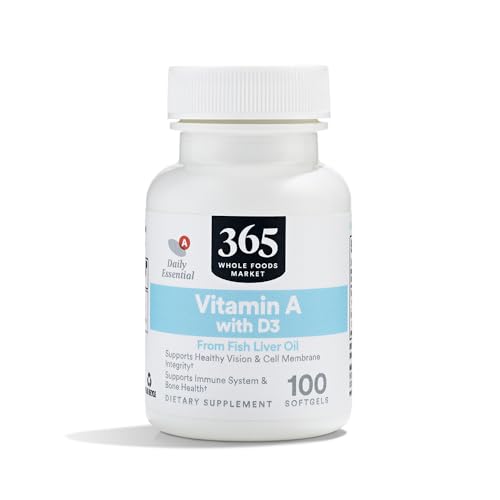 365 by Whole Foods Market, Vitamin A & D 400 IU, 100 Count - image 1