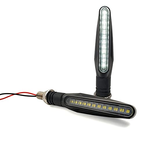 Intermitentes para Motocicleta, Luces LED, lámpara Intermitente de Agua Corriente para Kawa&Saki Ver&sys 650 z900 z1000 para Suzuki 650 Pilotos Intermitentes