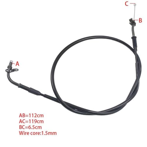 Câble d'accélération GPR125 GPR150 ARR150-V anti-rupture pour commande fluide