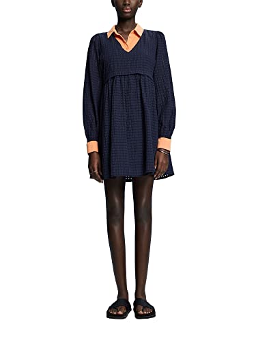 ESPRIT edc by Vestido de Mujer, 400/azul Marino., M