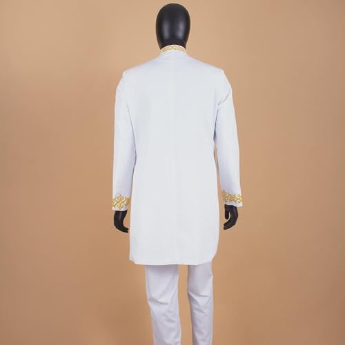 African Suits for Men 2 Piece Tuxedo Slim Fit Blazer Party Jacket Dress Suit4