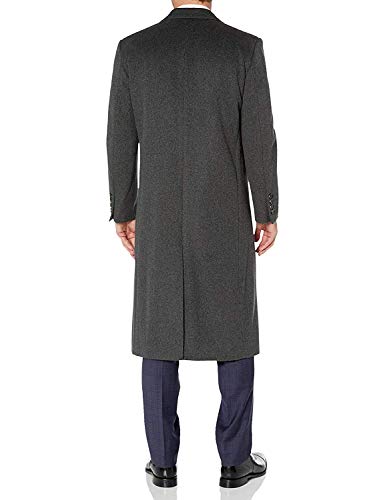 Adam Baker Men's Overcoat Single & Double Breasted Luxury Wool/Cashmere Full Length Topcoat2