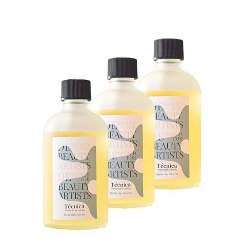 [サロン専売品]テクニカ スタイリッシュヘアケアオイルSUN 3本セット 100ml 軽いテクスチャー 髪の補修 スタイリング&ハンドケアオイル