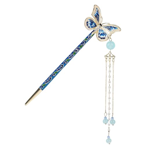 Fermaglio per capelli cinese,Forcine cinesi - | Bacchetta asiatica con presa fissa, elegante forchetta per capelli con, elegante per donne, ragazze e adolescenti