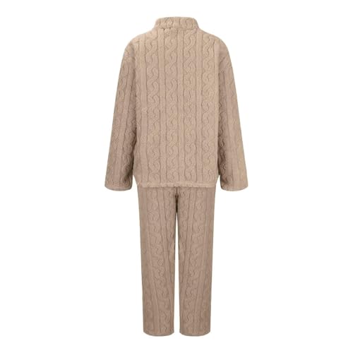 Mono con suéter y pantalón de invierno conjunto de baño cómodo 5