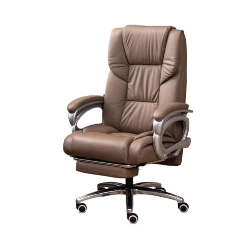 Lizhuzhuzs28 Desk Chair Office Chair Business Conference Room Chair Home Comfortable Lift and Swivel Study Office Chair with Footrests Office Chair