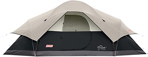 Coleman 8-Person Tent for Camping | Red Canyon Car Camping Tent, Black