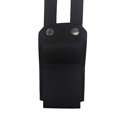 Udekit Hochwertige Einstellbar Schwarzes Leder Pistolen Halfter für Frauen Mädchen Kinder Cosplay