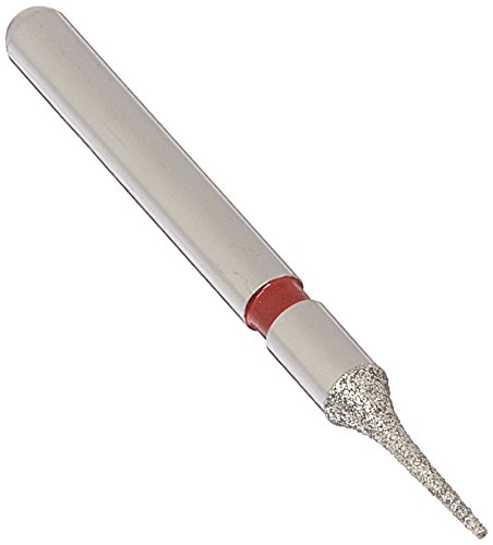 Coltene X881SC014 Alpen x1 Diamond Bur, Round End Cylinder, Super Coarse, 0.14 mm Diameter, Black (Pack of 25)