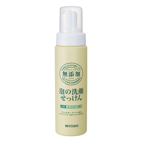 Tribe Skincare Japanese Facial Foaming Wash Additive-Free Pump Bottle 200ml, 6.76 Fl Oz (Pack of 1)