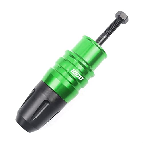 Protection anti-chute moto Kawasaki Z1000 Z800 Z750 curseur d'échappement vert