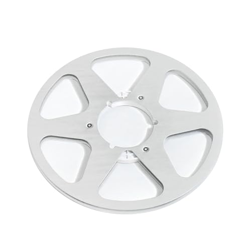 Carrete de aluminio de 10.5 pulgadas y disco de cubo para magnetófonos de cinta abierta 5