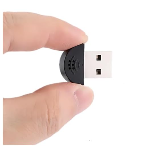 Nicoone Mini micrófono, mini micrófono portátil USB para estudio, micrófono de grabación de audio, adaptador de micrófono para computadora y PC, color negro