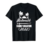 MCDONALD Family Group Trip Gift Vacation 2022