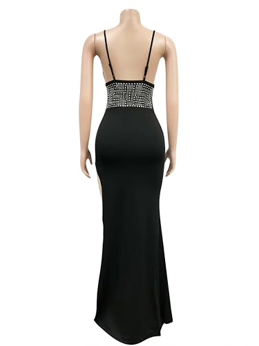 Image of Figdaw Rhinestone Embellished Formal Gowns and Evening Dresses for Women 2026