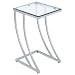 Coaster Furniture Rectangular Accent Chrome Snack Table