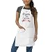 Grembiule personalizzato "Re / Regina" parannanza da cucina per chef, pizza e pasticceria idea regalo con stampa personalizzata, C10394, Bianco
