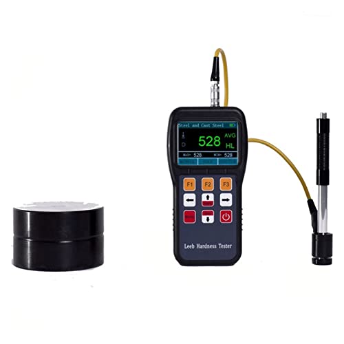 デジタル硬度計 デジタルメタルハードネスメーターLeeb190すべての硬度パラメーターカラースクリーンデュロメーターポータブル硬度テスターに??簡単に切り替える ゴム ガラス プラスチック