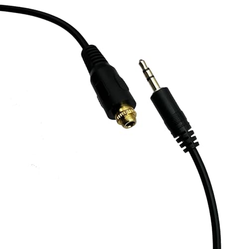 Cable adaptador AUX 3.5mm macho a hembra para auto miniatura 3