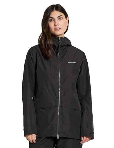 Didriksons Nordic Women’s Waterproof Jacket - Windproof Outdoor Coat - Black