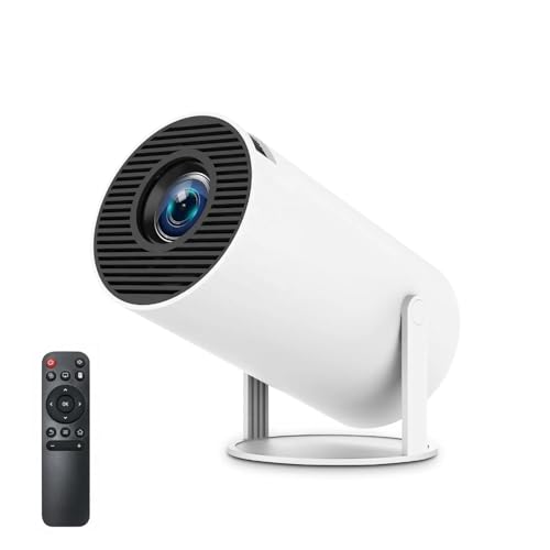 Smart Projector with Android 11 HD Projector 1080P 4K WiFi6 BT Home Theater Video Projector 180° Rotatable Stand Car Keystone Correction for Mobile Phone TV Stick