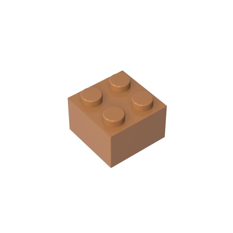 XYEIUGO 3003 Basic Bricks Brick 2x2, Medium Dark Flesh, 50 PCS — image 1